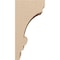 Ekena Millwork 8"W x 8"D x 16"H Wide Diane Rough Cedar Woodgrain TimberThane Corbel, Primed Tan CORUR08X08X16DIARCPR - alternate 2